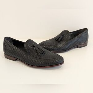 Marcomen World Black Woven Loafers